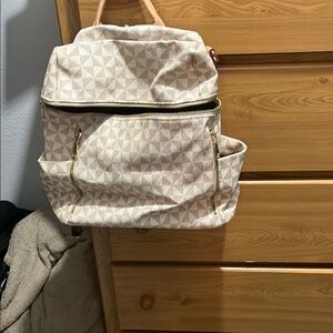 Geometric Patterned Backpack